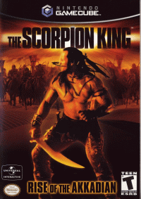 The Scorpion King Rise of the Akkadian Gamecube  box art